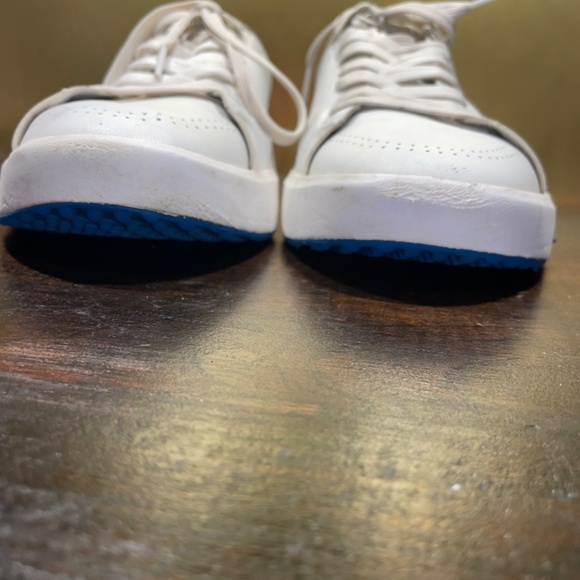 Golf G/Fore X Pinehurst G.112 White Blue Red Golfing Waterproof Shoe Sz 7.5 - Picture 7 of 12